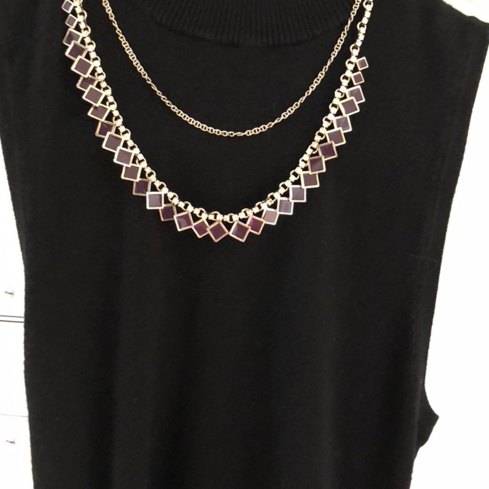 Ann Taylor Preppy Goldtone Necklace